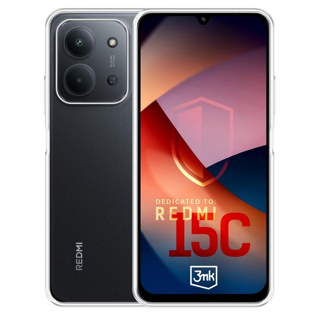 3mk Clear Case for Xiaomi Redmi 15C - transparent 13
