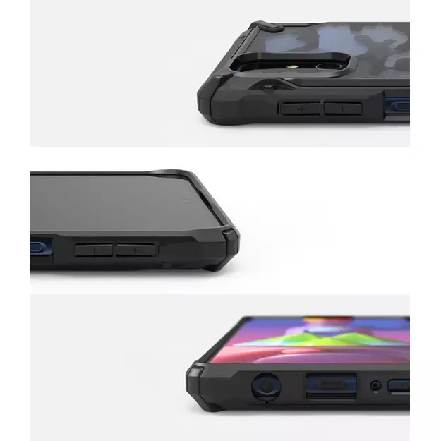 Ringke Fusion X durable PC Case with TPU Bumper for Samsung Galaxy M51 black (FUSG0065) 7