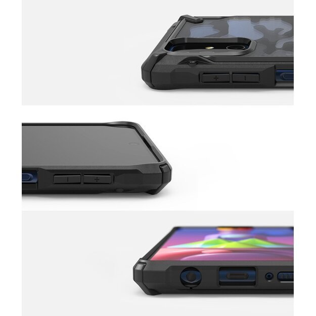Ringke Fusion X durable PC Case with TPU Bumper for Samsung Galaxy M51 black (FUSG0065) 7