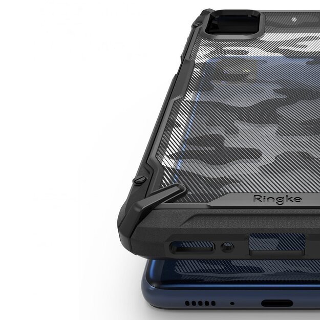 Ringke Fusion X durable PC Case with TPU Bumper for Samsung Galaxy M51 black (FUSG0065) 6