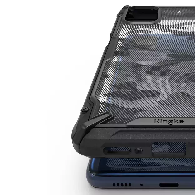 Ringke Fusion X durable PC Case with TPU Bumper for Samsung Galaxy M51 black (FUSG0065) 6
