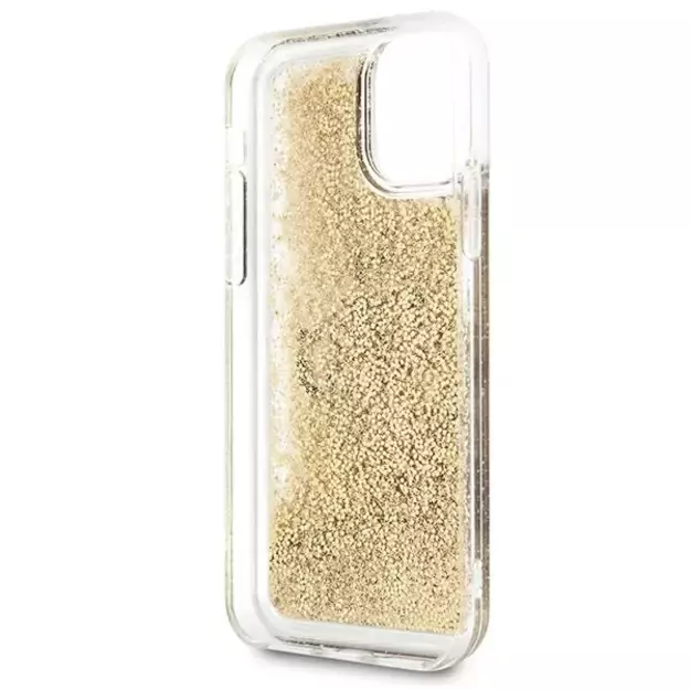 Guess 4G Big Liquid Glitter case for iPhone 11 6.1&quot  / Xr - gold 3