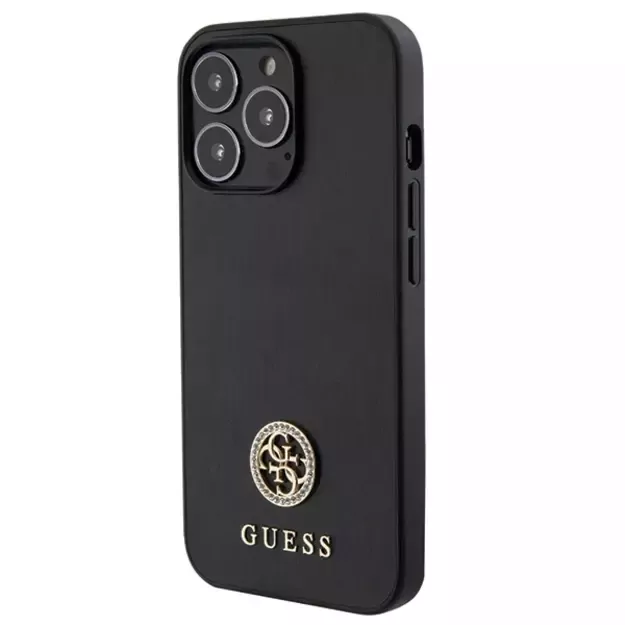 Guess Strass Metal Logo iPhone 13 Pro 6.1&quot  Case - Black 8