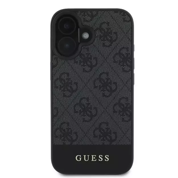 Guess 4G Bottom Stripe Case for iPhone 16 Plus 6.7&quot  - Gray 9