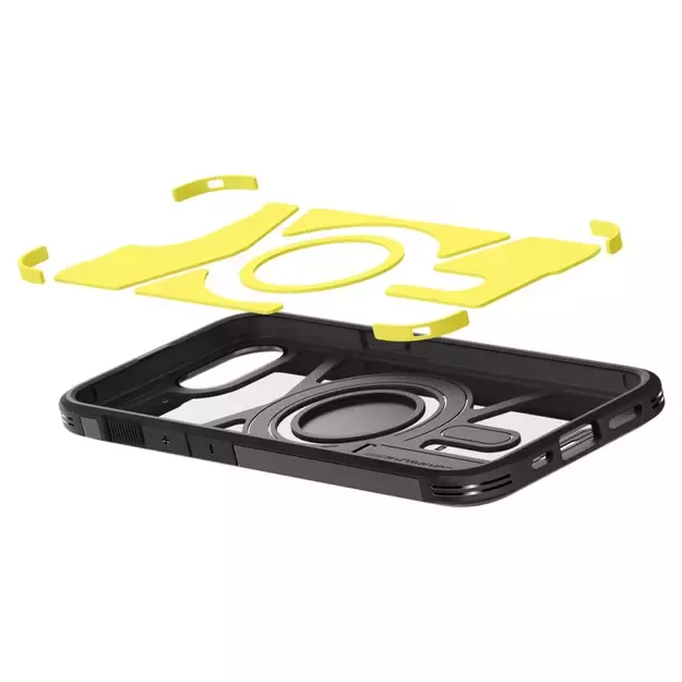 Spigen Tough Armor Case with MagSafe for iPhone 16e with Stand - Black 21