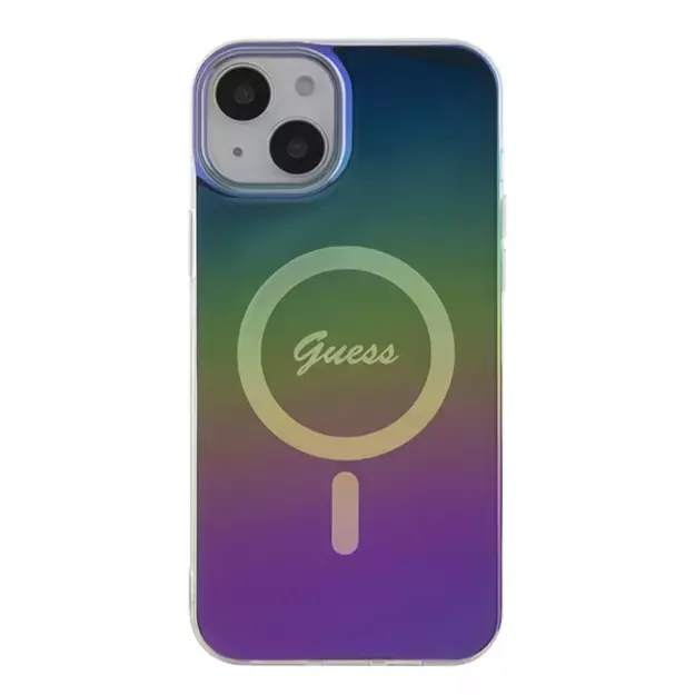 Guess IML Iridescent MagSafe case for iPhone 15 / 14 / 13 6.1&quot  - multicolor 9