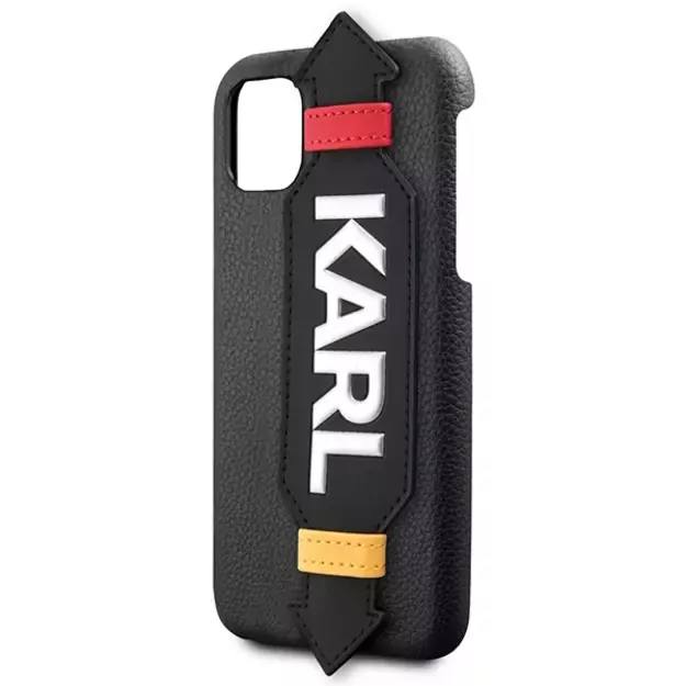 Karl Lagerfeld Strap Case for iPhone 11 Pro 5.8&quot  - Black 8