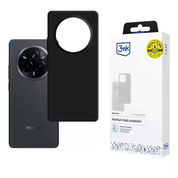 3mk Matt Case for Realme 14 Pro - Black