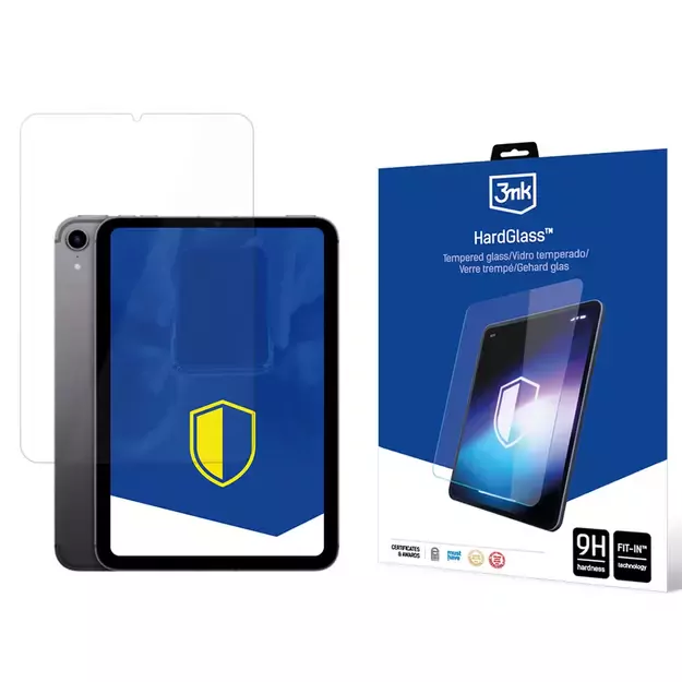 3mk HardGlass tempered glass for iPad mini 8.3&quot  2021 (6th gen.) / iPad mini 8.3&quot  2024 (7th gen.)