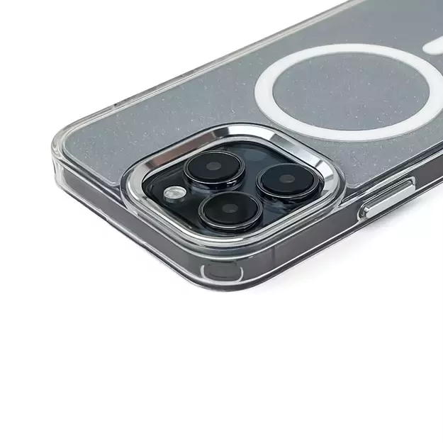 Glitter Case with MagSafe for iPhone 16e - White 6