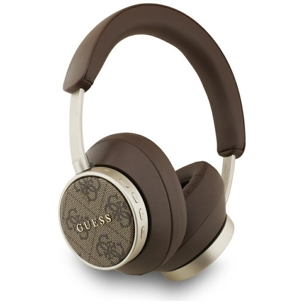Guess Bluetooth 4G Classic Logo Wireless On-Ear Headphones - Brown