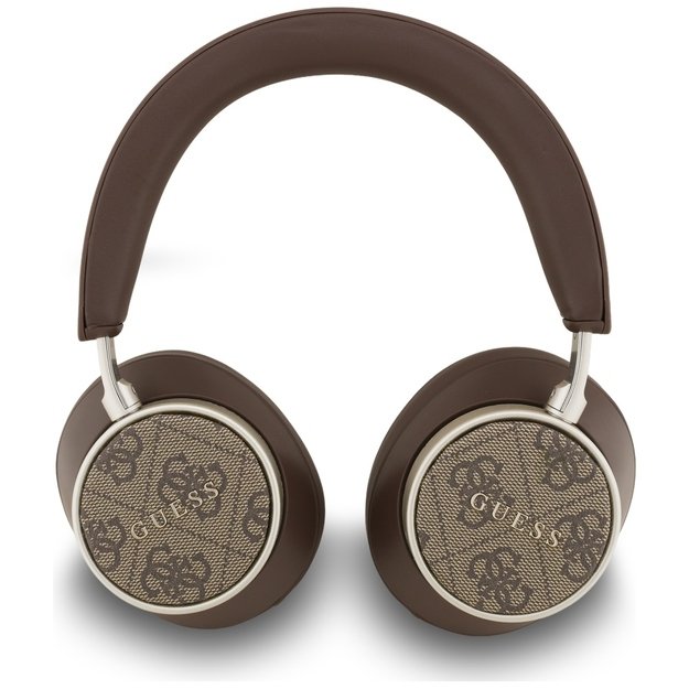 Guess Bluetooth 4G Classic Logo Wireless On-Ear Headphones - Brown 1