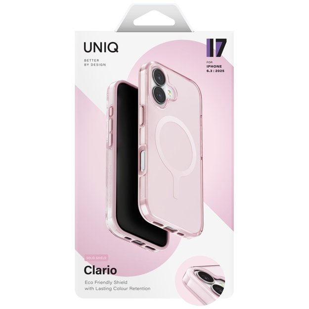 Uniq Clario Magclick Charging Case for iPhone 17 - Pink 5