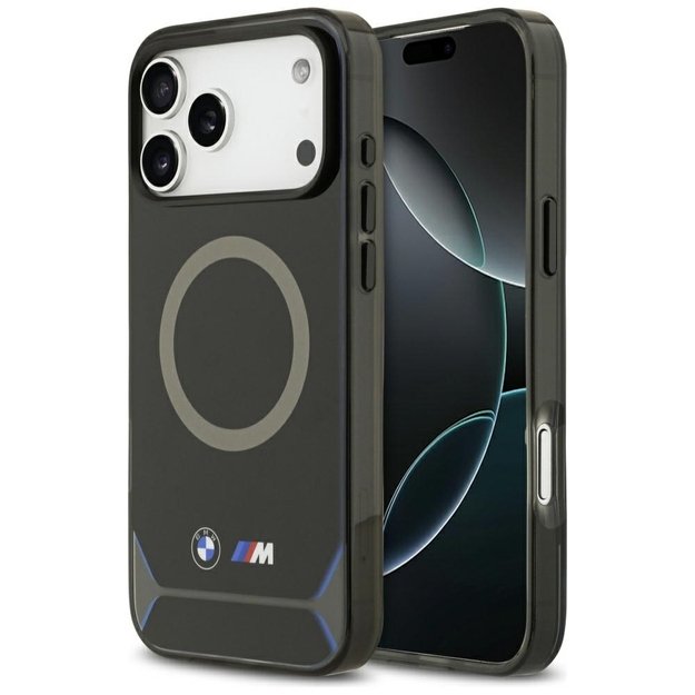 BMW M IML Metal Buttons &amp  Logo MagSafe Case for iPhone 17 Pro Max - Blue