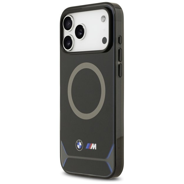 BMW M IML Metal Buttons &amp  Logo MagSafe Case for iPhone 17 Pro Max - Blue 1
