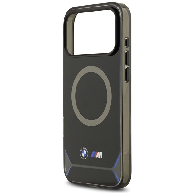 BMW M IML Metal Buttons &amp  Logo MagSafe Case for iPhone 17 Pro Max - Blue 5