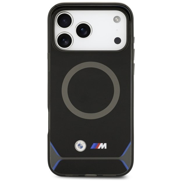 BMW M IML Metal Buttons &amp  Logo MagSafe Case for iPhone 17 Pro Max - Blue 2