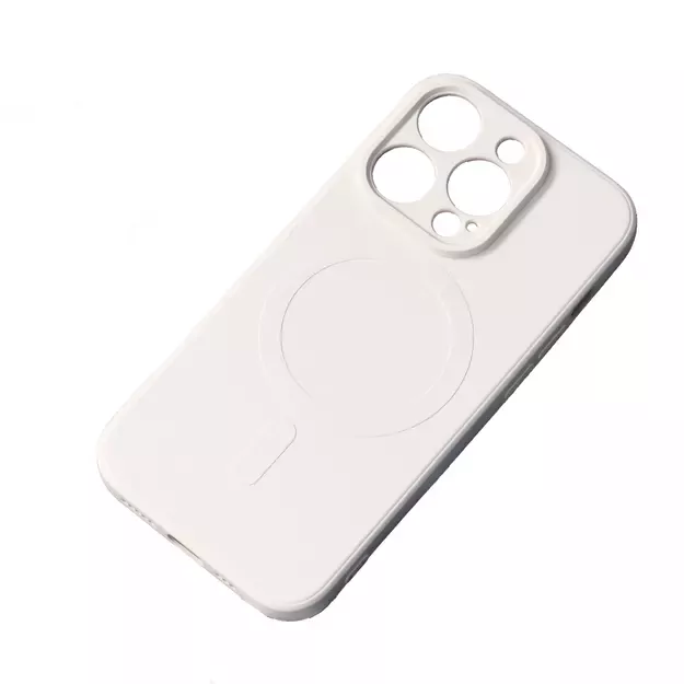 Samsung Galaxy S25 Edge Silicone Case with MagSafe - Beige