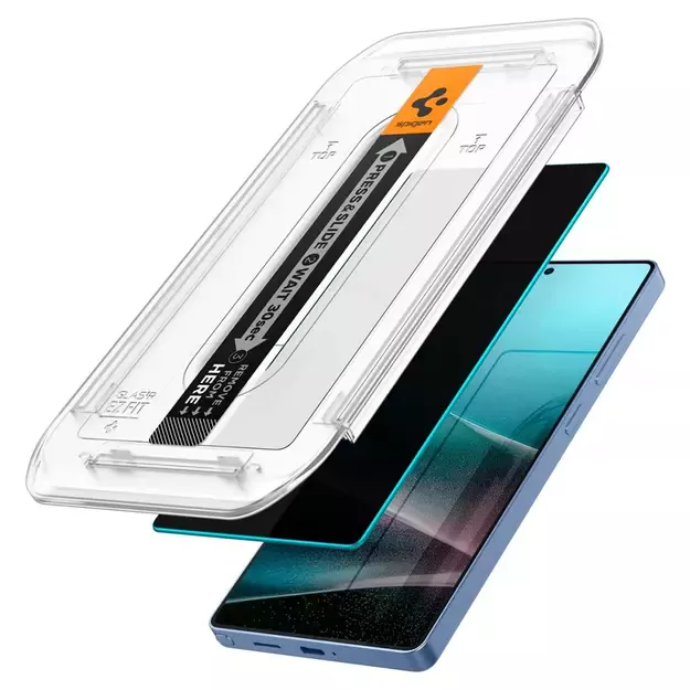 Spigen Glas.TR &quot Ez Fit&quot  Privacy 2-pack for Samsung Galaxy S25 Ultra 14