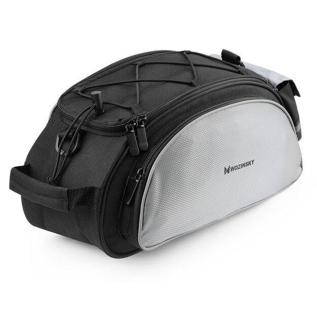 Wozinsky bike carrier bag with shoulder strap 13l black (WBB1BK) 16