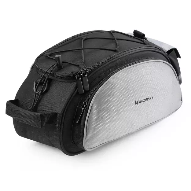 Wozinsky bike carrier bag with shoulder strap 13l black (WBB1BK) 2
