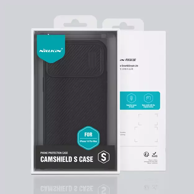 Nillkin CamShield S Case iPhone 14 Pro Max Armored Cover Camera Protector Green 4