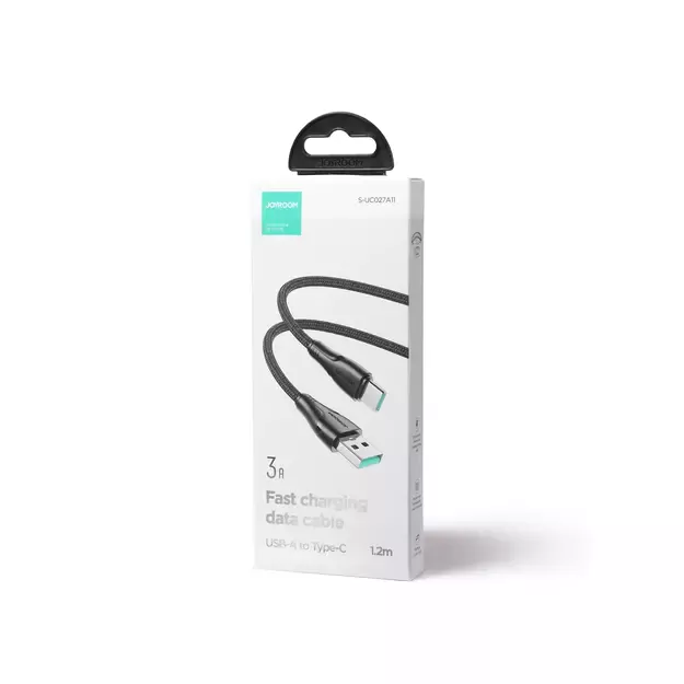 Joyroom Surpass Series A11 USB-A / USB-C 3A Cable 1.2 m - Black 19
