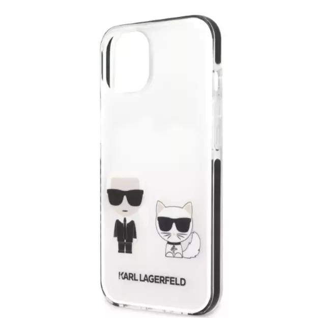 Karl Lagerfeld KLHCP13STPEKCW iPhone 13 mini 5.4&quot  hardcase white/white Karl&amp Choupette 5