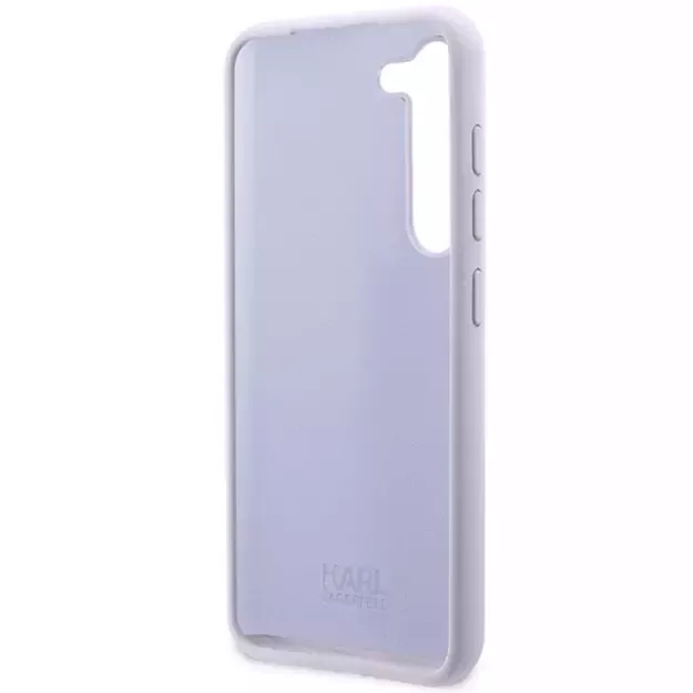 Karl Lagerfeld KLHCS23MSNIKBCU S23+ S916 hardcase purple/purple Silicone Ikonik 13