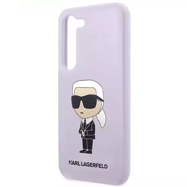 Karl Lagerfeld KLHCS23MSNIKBCU S23+ S916 hardcase purple/purple Silicone Ikonik 12
