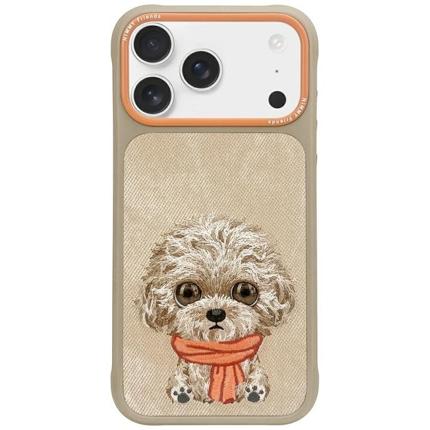 Nimmy Big Eyed Pet 2.0 Dog case for iPhone 17 - beige