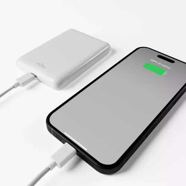 Powerbank Puro Power Mag 5000mAh 20W Power Delivery USB-C - biały 2