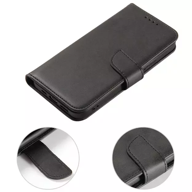 Magnet Case with Flip for iPhone 16e - Black 7
