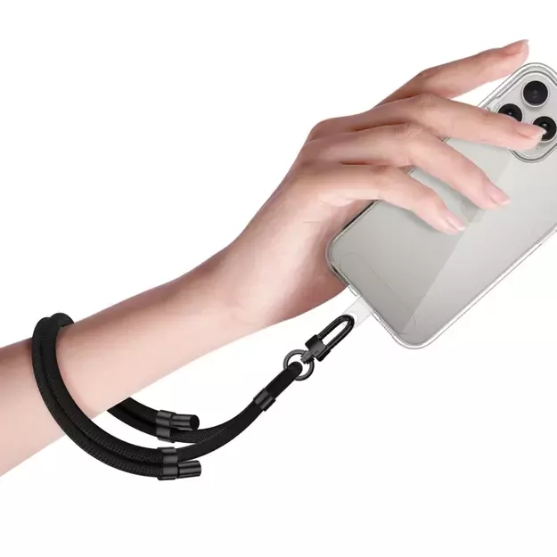 Tech-Protect C4S Rope Wrist Strap - black 1