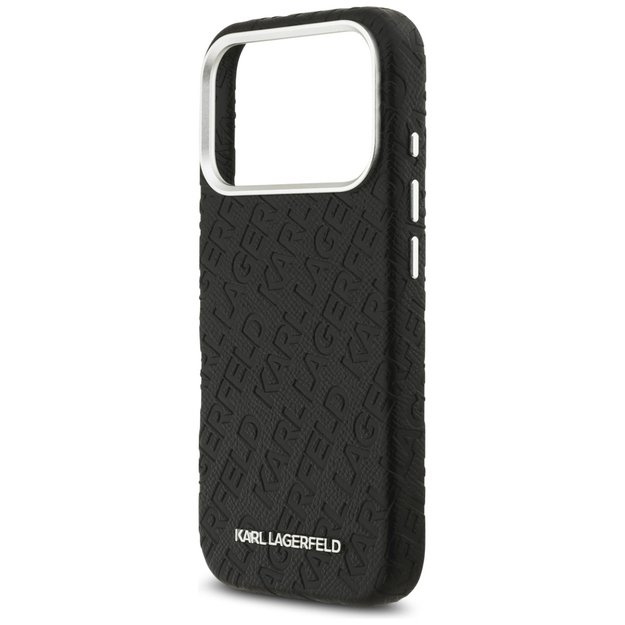 Karl Lagerfeld FW Stamped Karl MagSafe Case for iPhone 17 Pro - Black 5