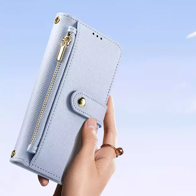 Dux Ducis Lawa Leather Case for iPhone 15 - Blue 9