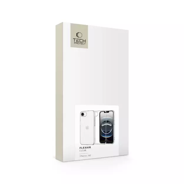 Tech-Protect FlexAir iPhone 16e Case - Clear 5