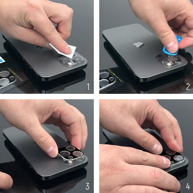 Wozinsky Full Camera Glass iPhone 14 Pro / 14 Pro Max 9H tempered glass for the whole camera 3