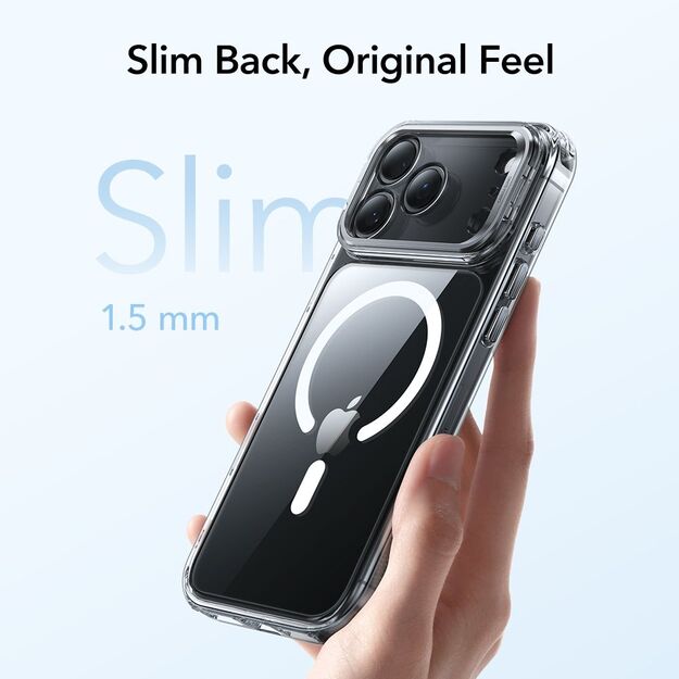 ESR Classic Hybrid Kickstand MagSafe Case for iPhone 17 Pro Max - Clear 4