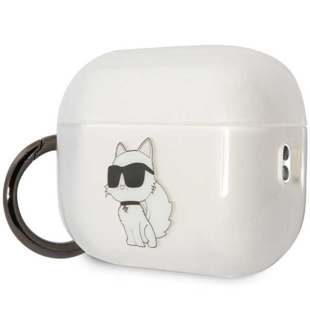 Karl Lagerfeld KLAP2HNCHTCT Airpods Pro 2 cover transparent Ikonik Choupette 5