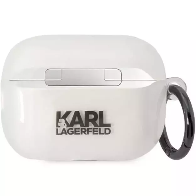 Karl Lagerfeld KLAP2HNCHTCT Airpods Pro 2 cover transparent Ikonik Choupette 1