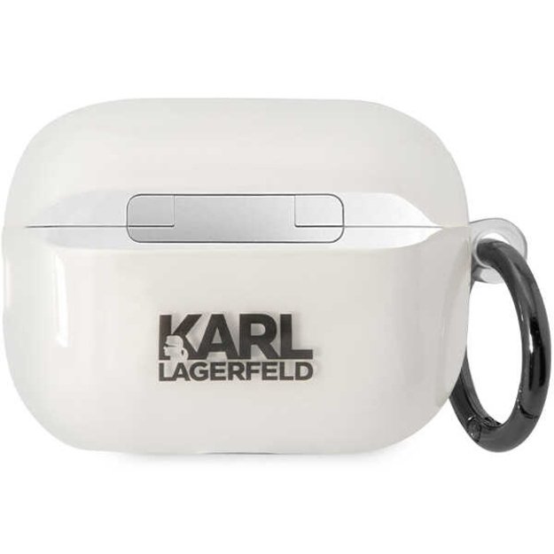 Karl Lagerfeld KLAP2HNCHTCT Airpods Pro 2 cover transparent Ikonik Choupette 4