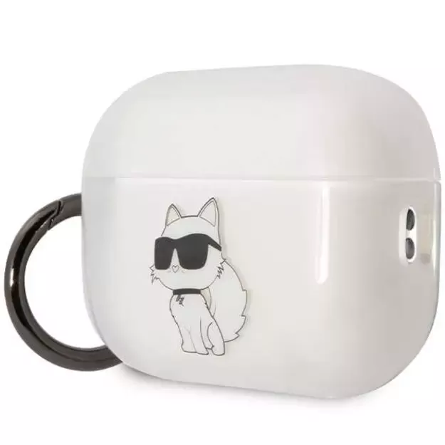 Karl Lagerfeld KLAP2HNCHTCT Airpods Pro 2 cover transparent Ikonik Choupette 2