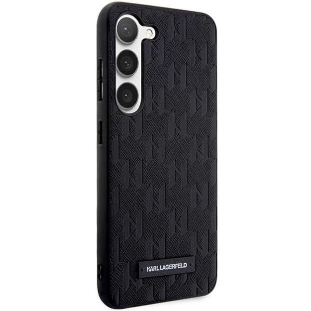 Karl Lagerfeld KLHCS23SSAKLHPK S23 S911 hardcase black/black Saffiano Mono Metal Logo 3