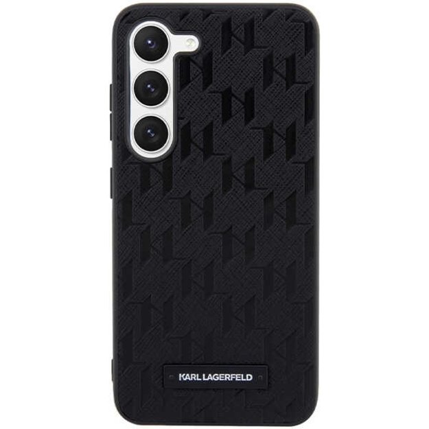 Karl Lagerfeld KLHCS23SSAKLHPK S23 S911 hardcase black/black Saffiano Mono Metal Logo 2