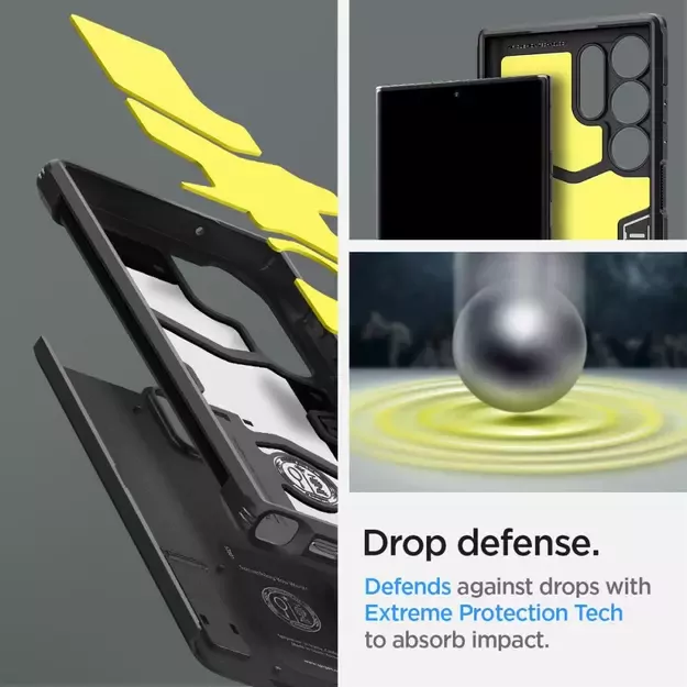 Spigen Tough Armor Case for Samsung Galaxy S23 Ultra - Black 12