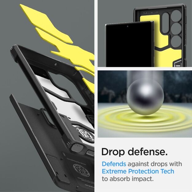 Spigen Tough Armor Case for Samsung Galaxy S23 Ultra - Black 60