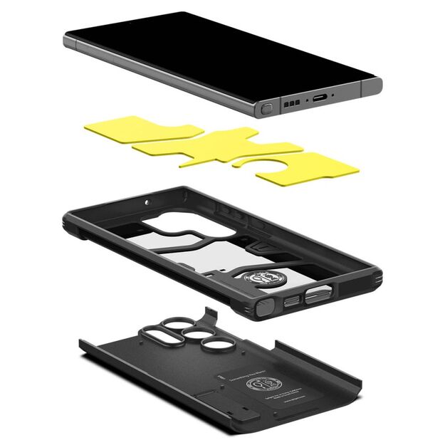 Spigen Tough Armor Case for Samsung Galaxy S23 Ultra - Black 53