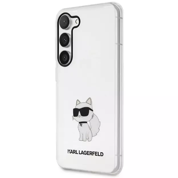 Karl Lagerfeld KLHCS23MHNCHTCT S23+ S916 transparent hardcase Ikonik Choupette 1