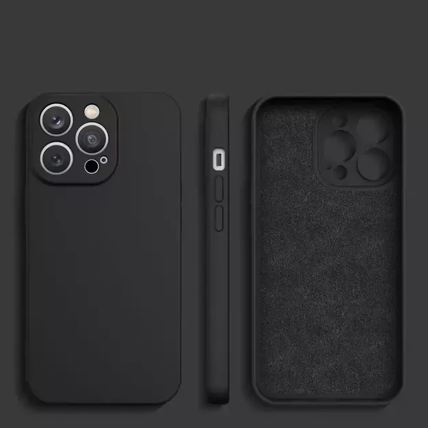 Silicone case for Samsung Galaxy A34 5G silicone cover black 1